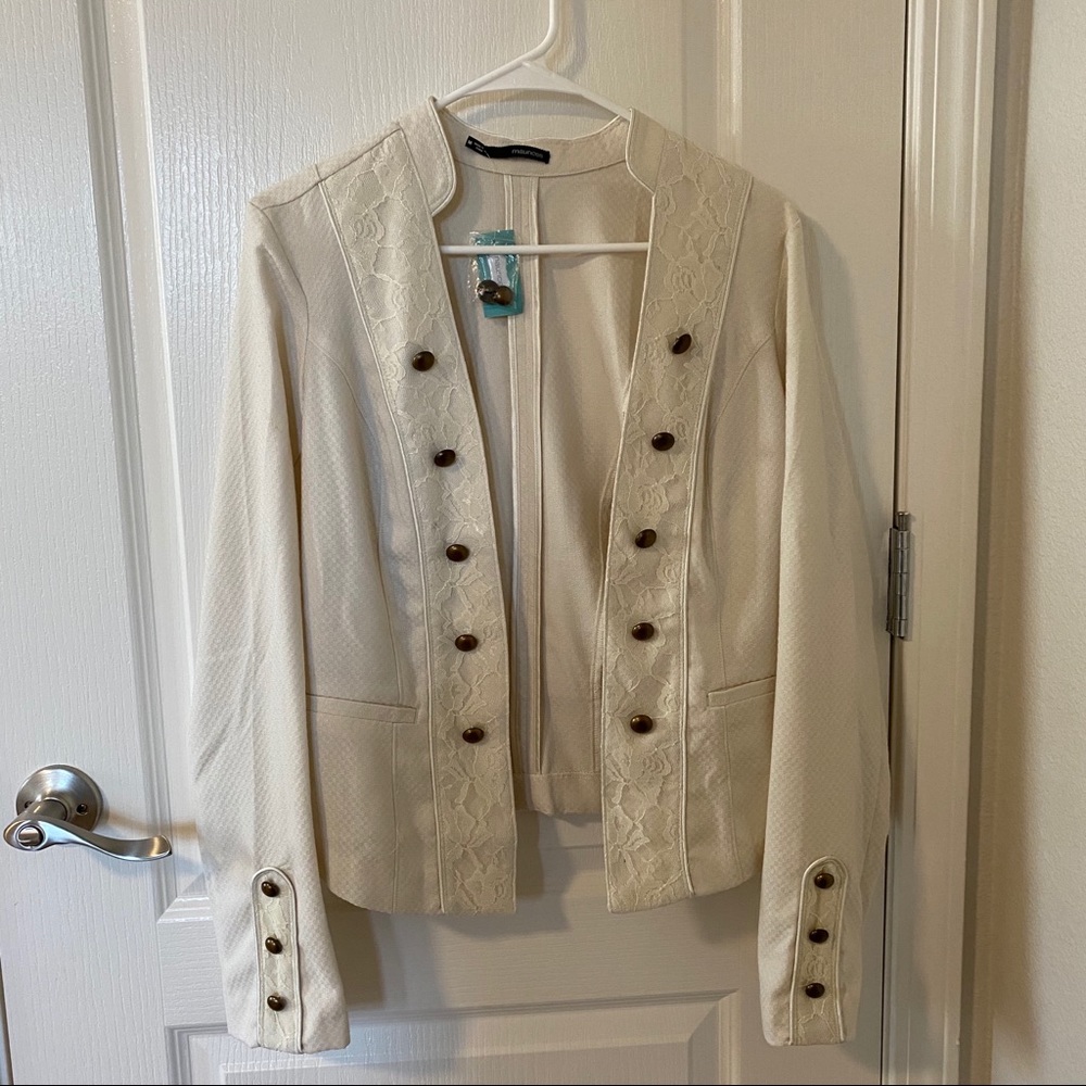 Vintage Maurices Coat Cream Cardigan
